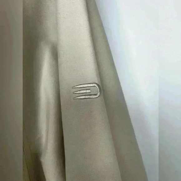 Dockers Golf Windbreaker Jacket Size XL Beige Pullover Stain Defender Pockets - Picture 6 of 11